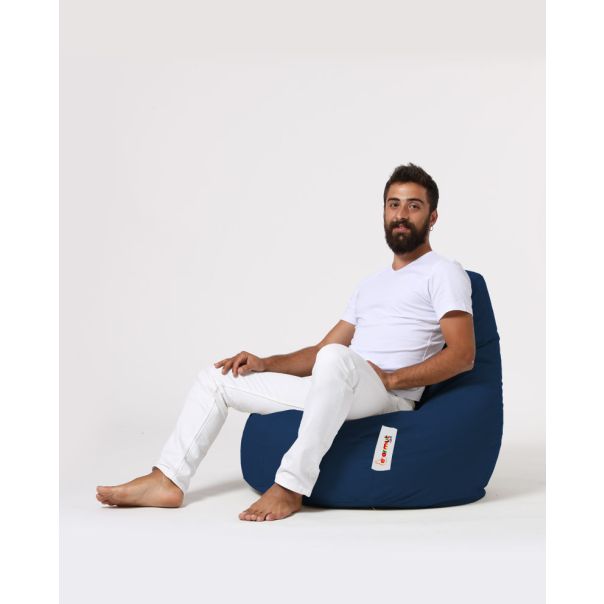 ATELIER DEL SOFA Baštenski lazy bag Drop L, tamnoplava - 248FRN1181