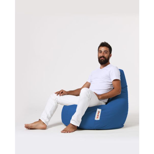 ATELIER DEL SOFA Baštenski lazy bag Drop L, plava - 248FRN1182