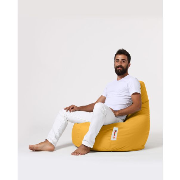 ATELIER DEL SOFA Baštenski lazy bag Drop L, žuta - 248FRN1185