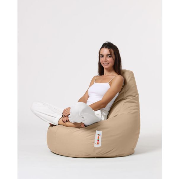 ATELIER DEL SOFA Baštenski lazy bag Drop L, bež - 248FRN1189