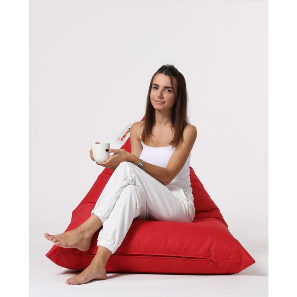 ATELIER DEL SOFA Baštenski lazy bag Pyramid big bed, crvena - 248FRN1192