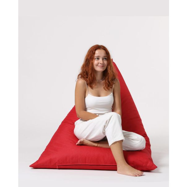 ATELIER DEL SOFA Baštenski lazy bag Pyramid big bed, crvena - 248FRN1192