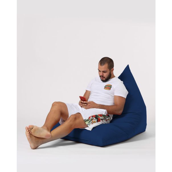 ATELIER DEL SOFA Baštenski lazy bag Pyramid big bed, tamnoplava - 248FRN1193
