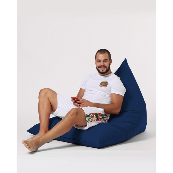 ATELIER DEL SOFA Baštenski lazy bag Pyramid big bed, tamnoplava - 248FRN1193