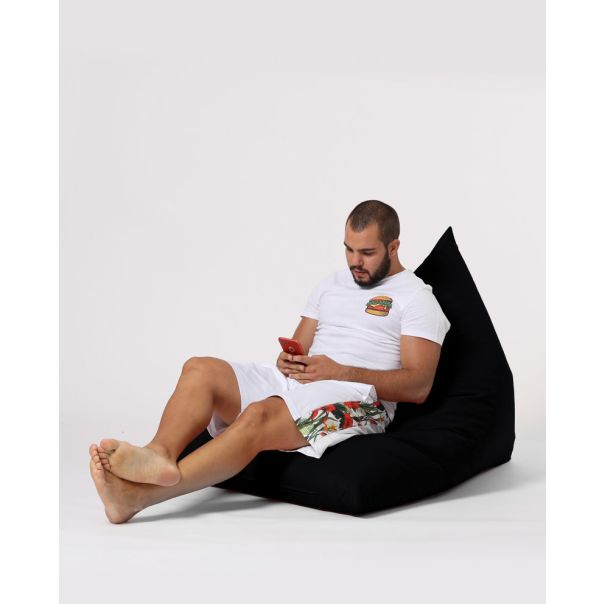 ATELIER DEL SOFA Baštenski lazy bag Pyramid big bed, crna - 248FRN1198