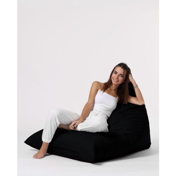 ATELIER DEL SOFA Baštenski lazy bag Pyramid big bed, crna - 248FRN1198