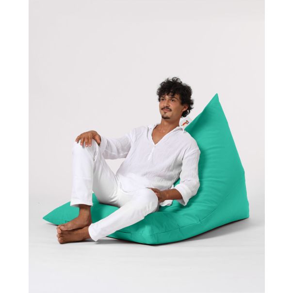 ATELIER DEL SOFA Baštenski lazy bag Pyramid big bed, tirkizna - 248FRN1199