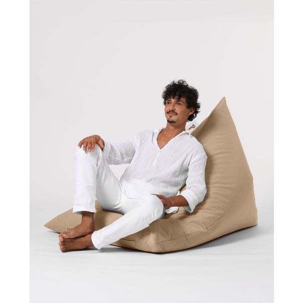 ATELIER DEL SOFA Baštenski lazy bag Pyramid big bed, krem - 248FRN1202