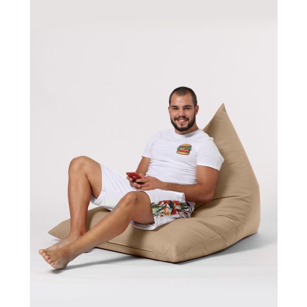 ATELIER DEL SOFA Baštenski lazy bag Pyramid big bed, krem - 248FRN1202