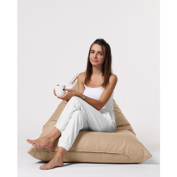 ATELIER DEL SOFA Baštenski lazy bag Pyramid big bed, krem - 248FRN1202