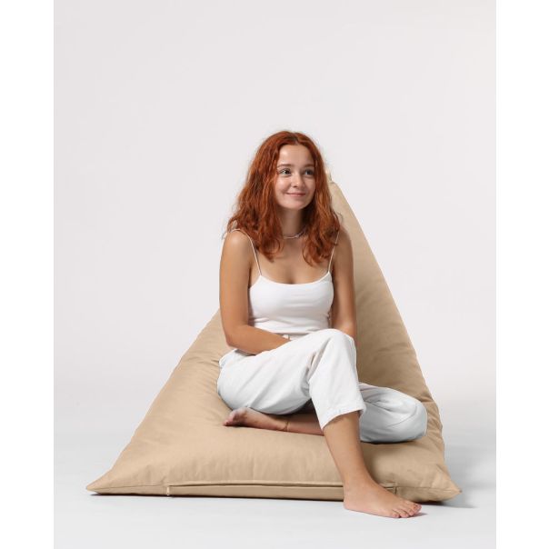 ATELIER DEL SOFA Baštenski lazy bag Pyramid big bed, krem - 248FRN1202