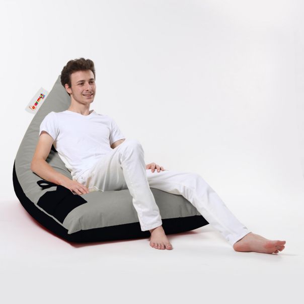 ATELIER DEL SOFA Baštenski lazy bag Pyramid big bed, siva - 248FRN1204