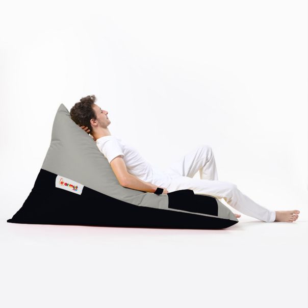 ATELIER DEL SOFA Baštenski lazy bag Pyramid big bed, siva - 248FRN1204