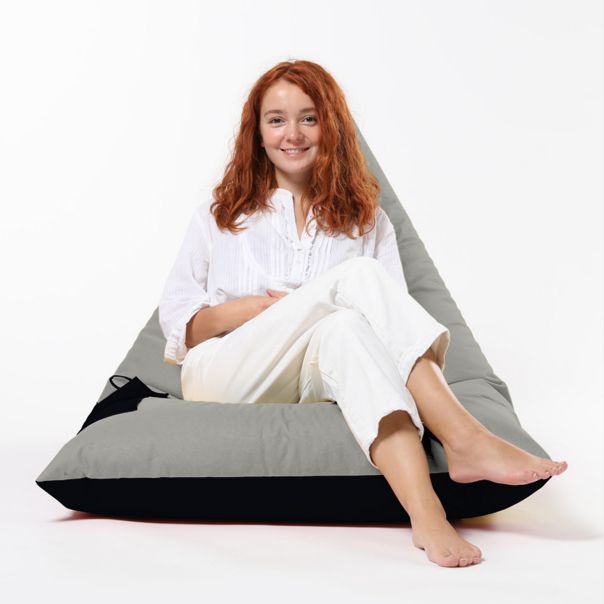 ATELIER DEL SOFA Baštenski lazy bag Pyramid big bed, siva - 248FRN1204