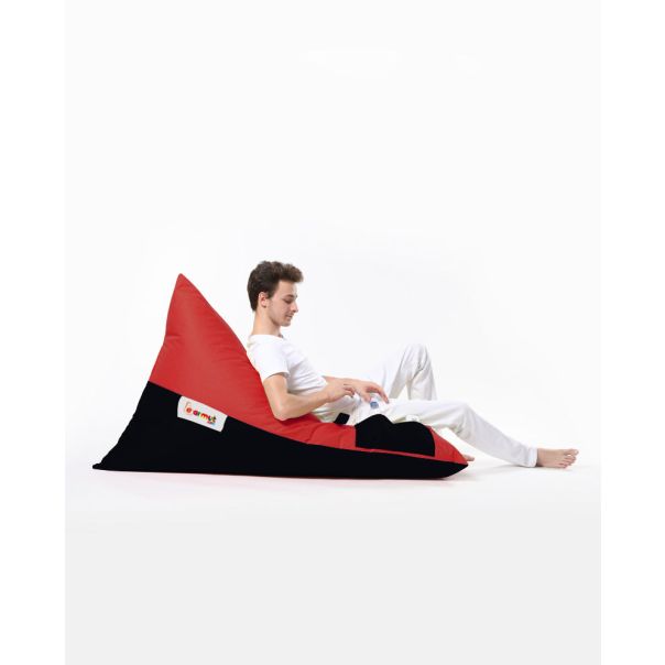 ATELIER DEL SOFA Baštenski lazy bag Pyramid big bed, crvena - 248FRN1205