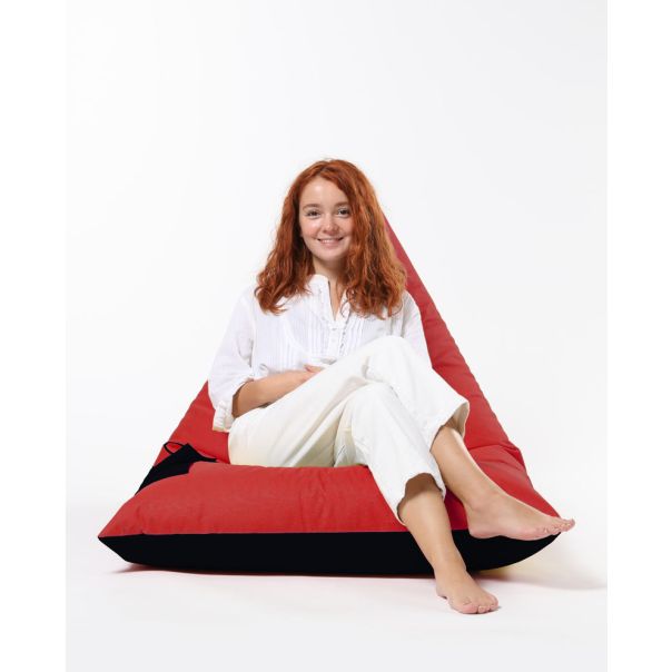 ATELIER DEL SOFA Baštenski lazy bag Pyramid big bed, crvena - 248FRN1205