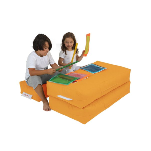 ATELIER DEL SOFA Baštenski lazy bag za decu 3u1 Kids double seat, narandžasta - 248FRN1229