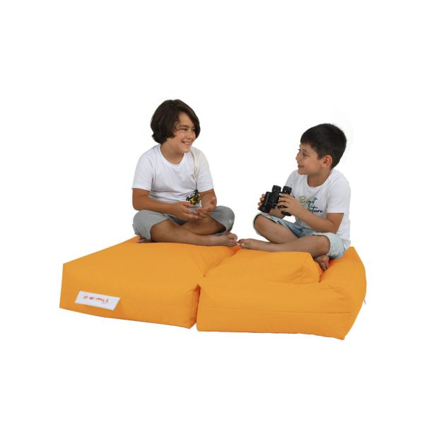 ATELIER DEL SOFA Baštenski lazy bag za decu 3u1 Kids double seat, narandžasta - 248FRN1229