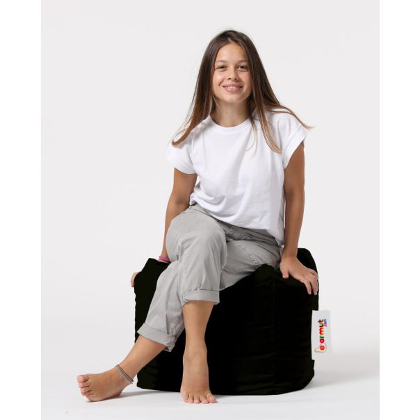 ATELIER DEL SOFA Baštenski lazy bag - tabure Square, crna - 248FRN1306