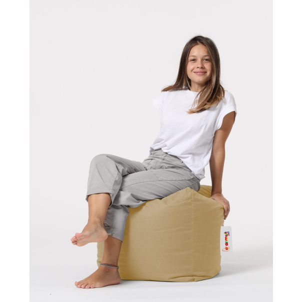 ATELIER DEL SOFA Baštenski lazy bag - tabure Square, krem - 248FRN1309