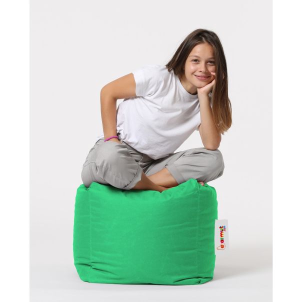 ATELIER DEL SOFA Baštenski lazy bag - tabure Square, zelena - 248FRN1310