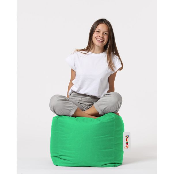 ATELIER DEL SOFA Baštenski lazy bag - tabure Square, zelena - 248FRN1310