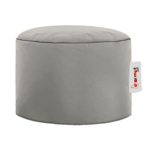 ATELIER DEL SOFA Baštenski lazy bag - tabure Round, siva - 248FRN1311