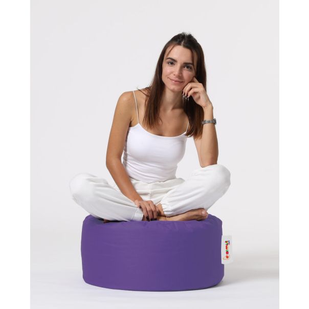 ATELIER DEL SOFA Baštenski lazy bag - tabure Round, ljubičasta - 248FRN1315