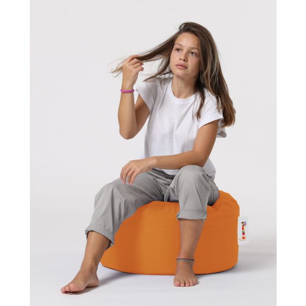 ATELIER DEL SOFA Baštenski lazy bag - tabure Round, narandžasta - 248FRN1320
