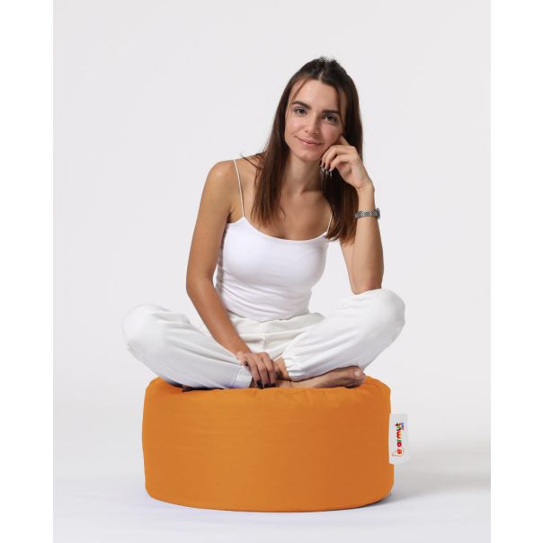 ATELIER DEL SOFA Baštenski lazy bag - tabure Round, narandžasta - 248FRN1320