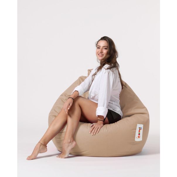 ATELIER DEL SOFA Baštenski lazy bag Premium XXL, bež - 248FRN1337