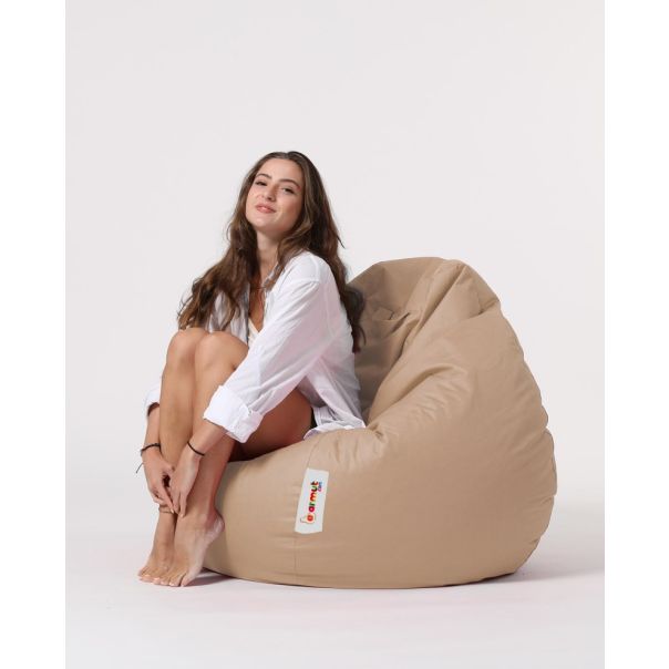 ATELIER DEL SOFA Baštenski lazy bag Premium XXL, bež - 248FRN1337