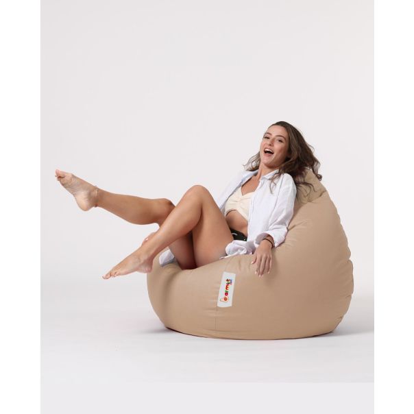 ATELIER DEL SOFA Baštenski lazy bag Premium XXL, bež - 248FRN1337
