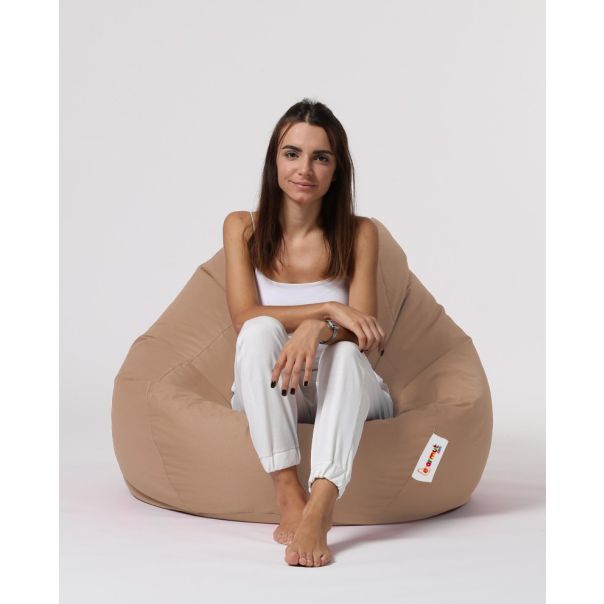 ATELIER DEL SOFA Baštenski lazy bag Premium XXL, bež - 248FRN1337