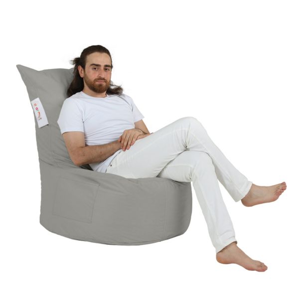 ATELIER DEL SOFA Baštenski lazy bag Balina, tamnosiva - 248FRN1339