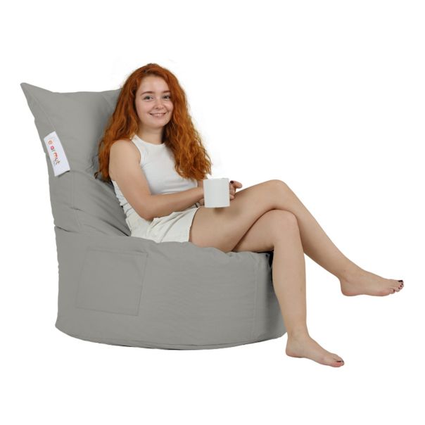 ATELIER DEL SOFA Baštenski lazy bag Balina, tamnosiva - 248FRN1339