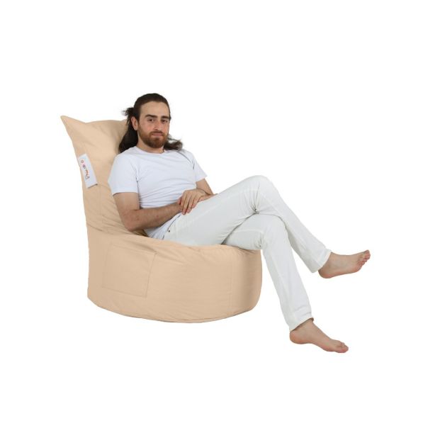 ATELIER DEL SOFA Baštenski lazy bag Balina, bež - 248FRN1349