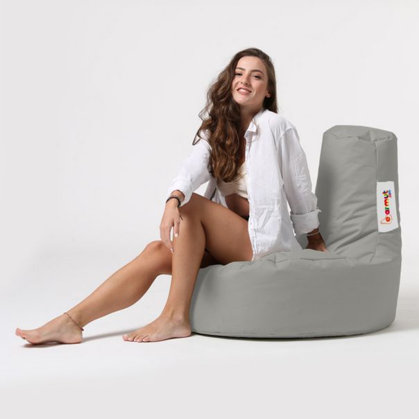 ATELIER DEL SOFA Baštenski layz bag Lina, tamnosiva - 248FRN1375