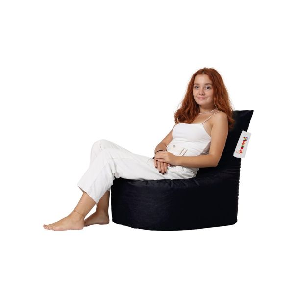 ATELIER DEL SOFA Baštenski lazy bag za decu Baton, crna - 248FRN1402