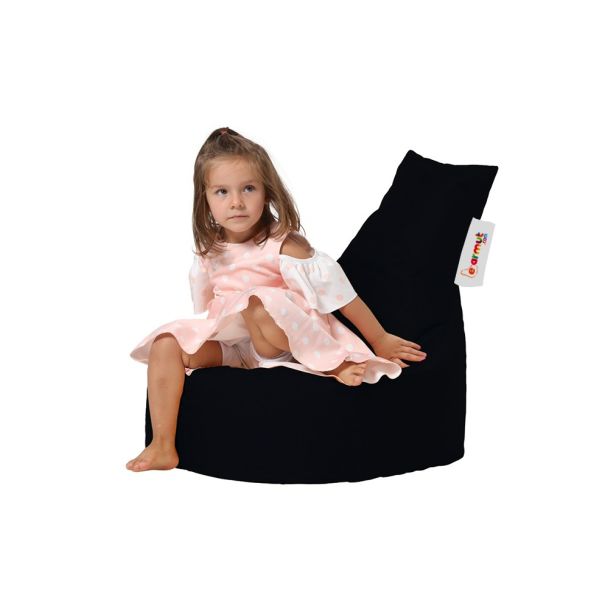 ATELIER DEL SOFA Baštenski lazy bag za decu Baton, crna - 248FRN1402