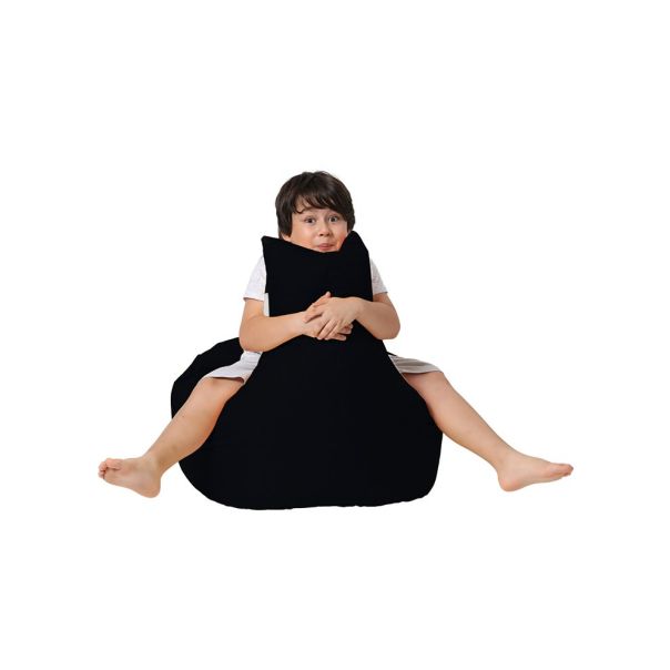 ATELIER DEL SOFA Baštenski lazy bag za decu Baton, crna - 248FRN1402
