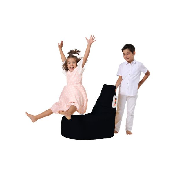ATELIER DEL SOFA Baštenski lazy bag za decu Baton, crna - 248FRN1402