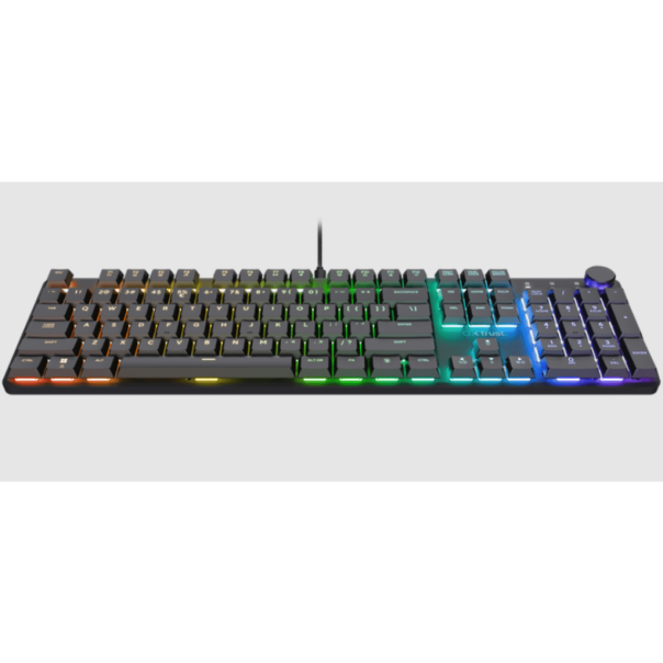 TRUST Gaming žična tastatura GXT866 TORIX US, crna - 24910-1