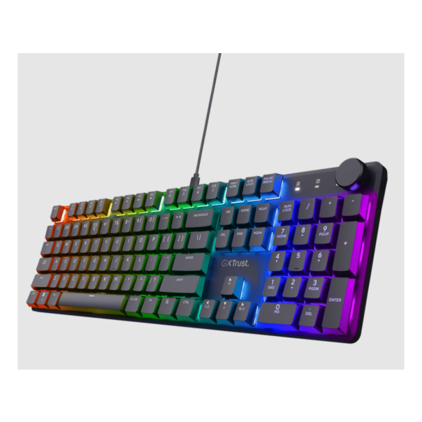 TRUST Gaming žična tastatura GXT866 TORIX US, crna - 24910-1