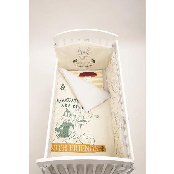 WARNER BROS Posteljina Looney sa ogradicom 120x80 - 2500-LT23