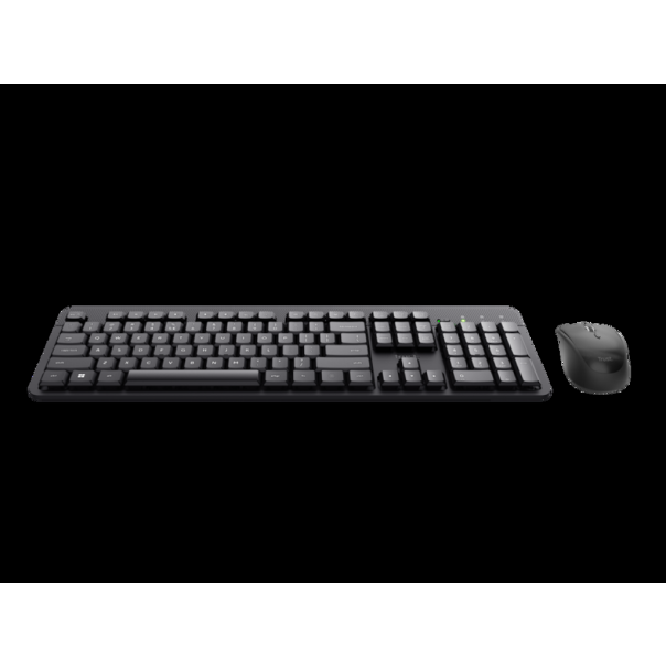 TRUST Bežična tastatura i miš Ody II US, crna - 25018