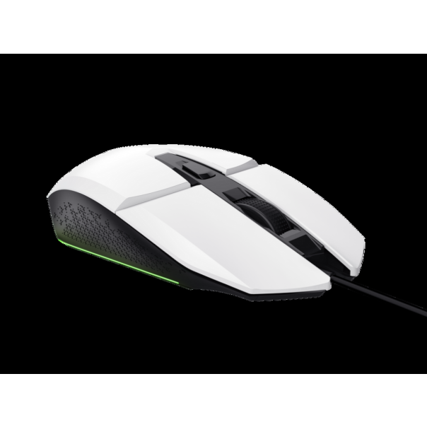 TRUST Gaming miš GXT109W Felox, bela - 25066