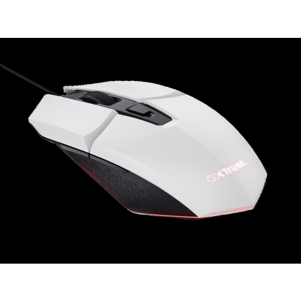 TRUST Gaming miš GXT109W Felox, bela - 25066