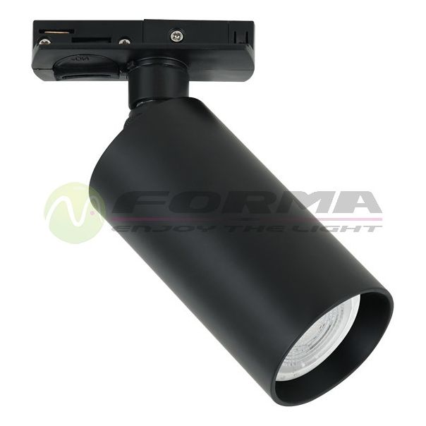 FORMA Šinski reflektor 1xGU10 AFS111-1S BK - 001022