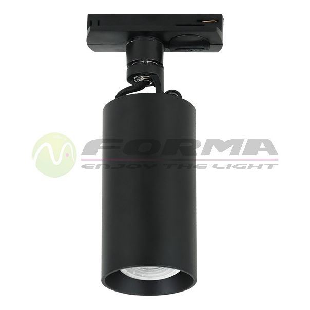 FORMA Šinski reflektor 1xGU10 AFS111-1S BK - 001022